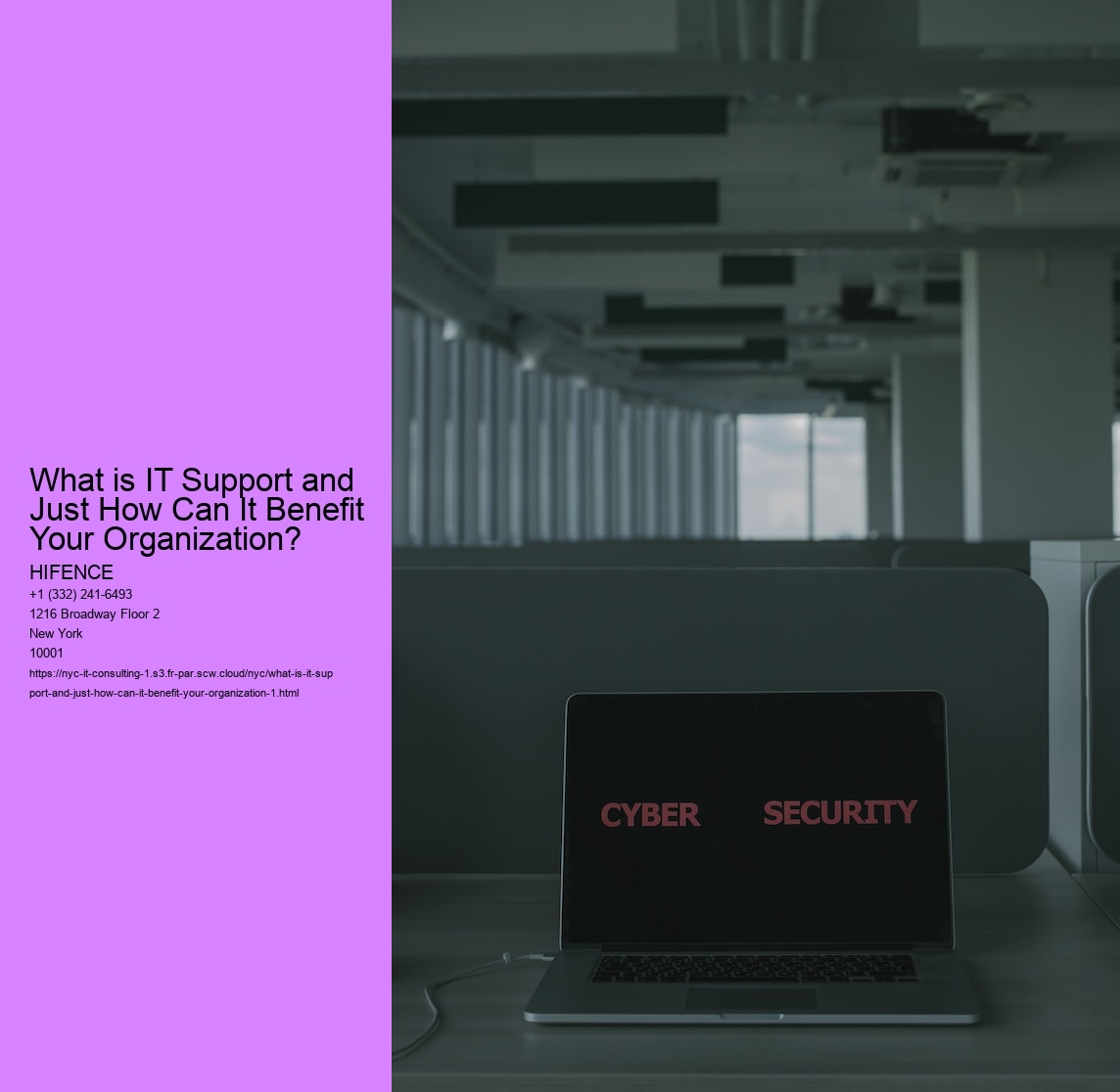 What is IT Support and Just How Can It Benefit Your Organization?