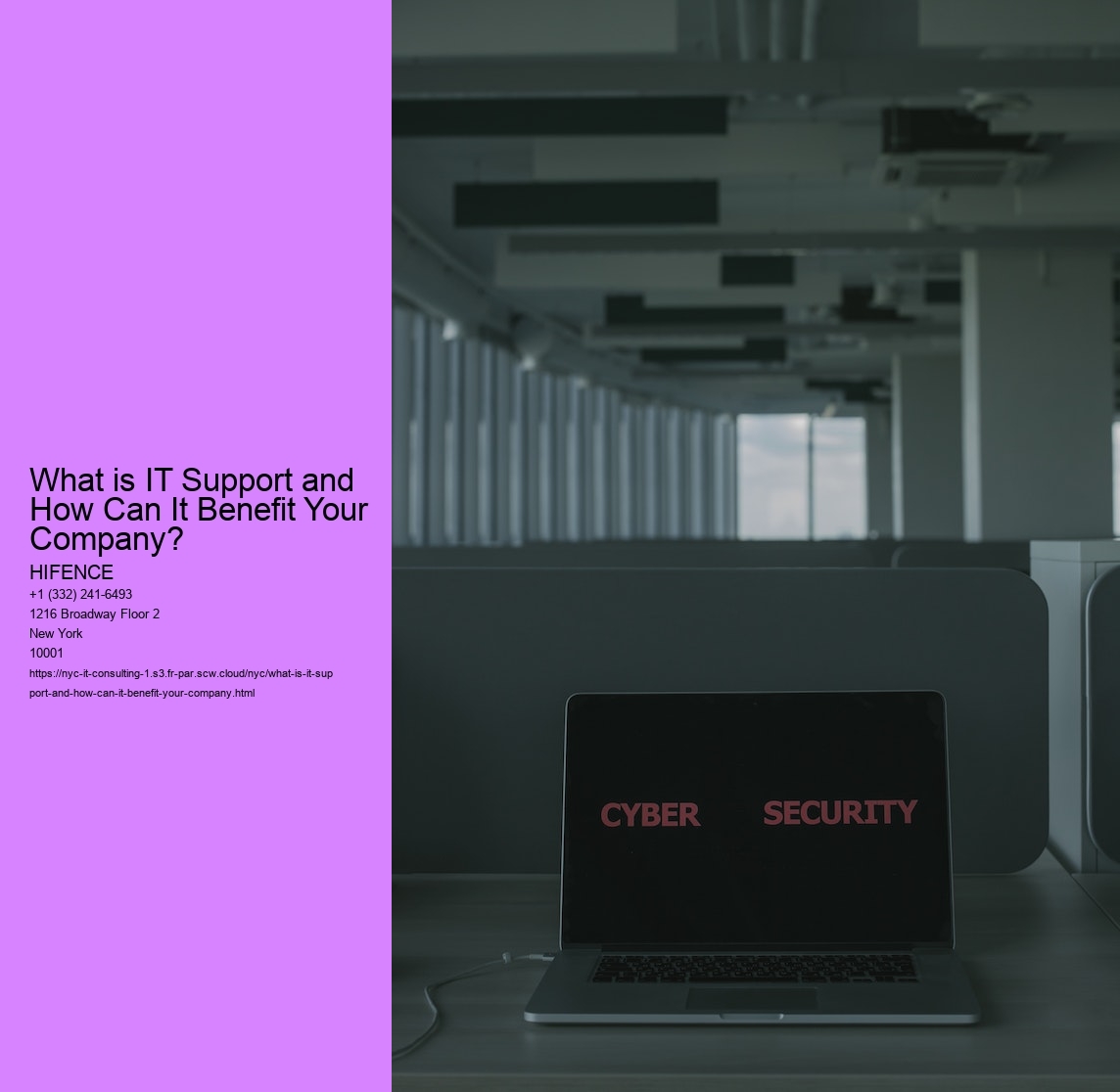 What is IT Support and How Can It Benefit Your Company?