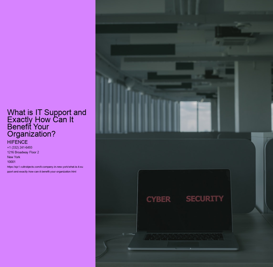 What is IT Support and Exactly How Can It Benefit Your Organization?