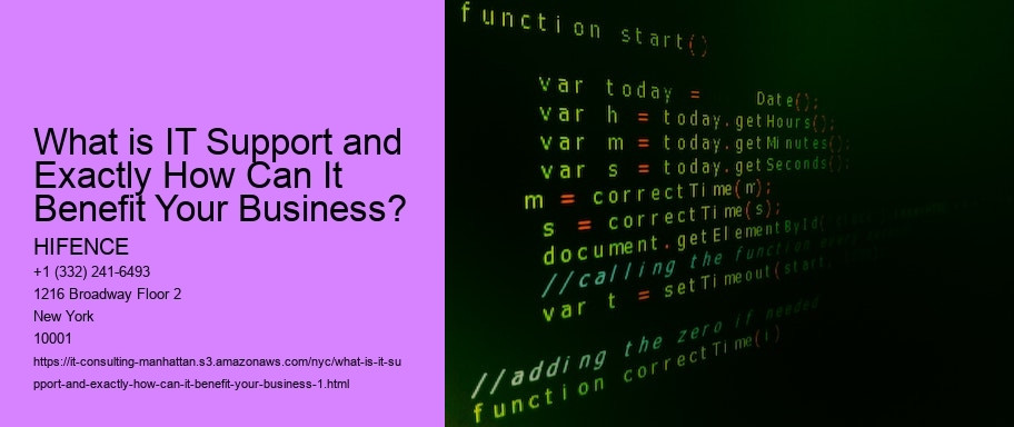 What is IT Support and Exactly How Can It Benefit Your Business?