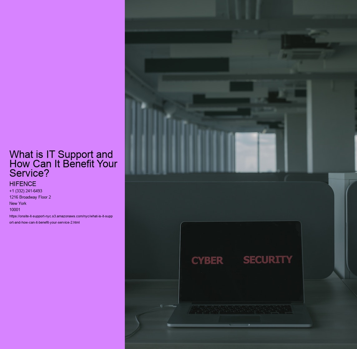 What is IT Support and How Can It Benefit Your Service?