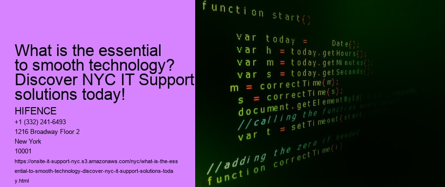 What is the essential to smooth technology? Discover NYC IT Support solutions today!