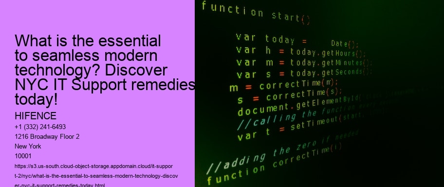 What is the essential to seamless modern technology? Discover NYC IT Support remedies today!