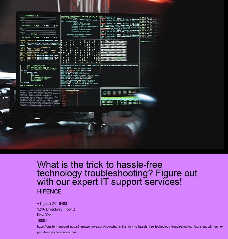What is the trick to hassle-free technology troubleshooting? Figure out with our expert IT support services!